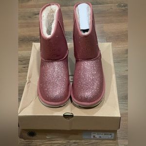 UGG Kids Classic Short II Glitter pink Youth Winter Boots